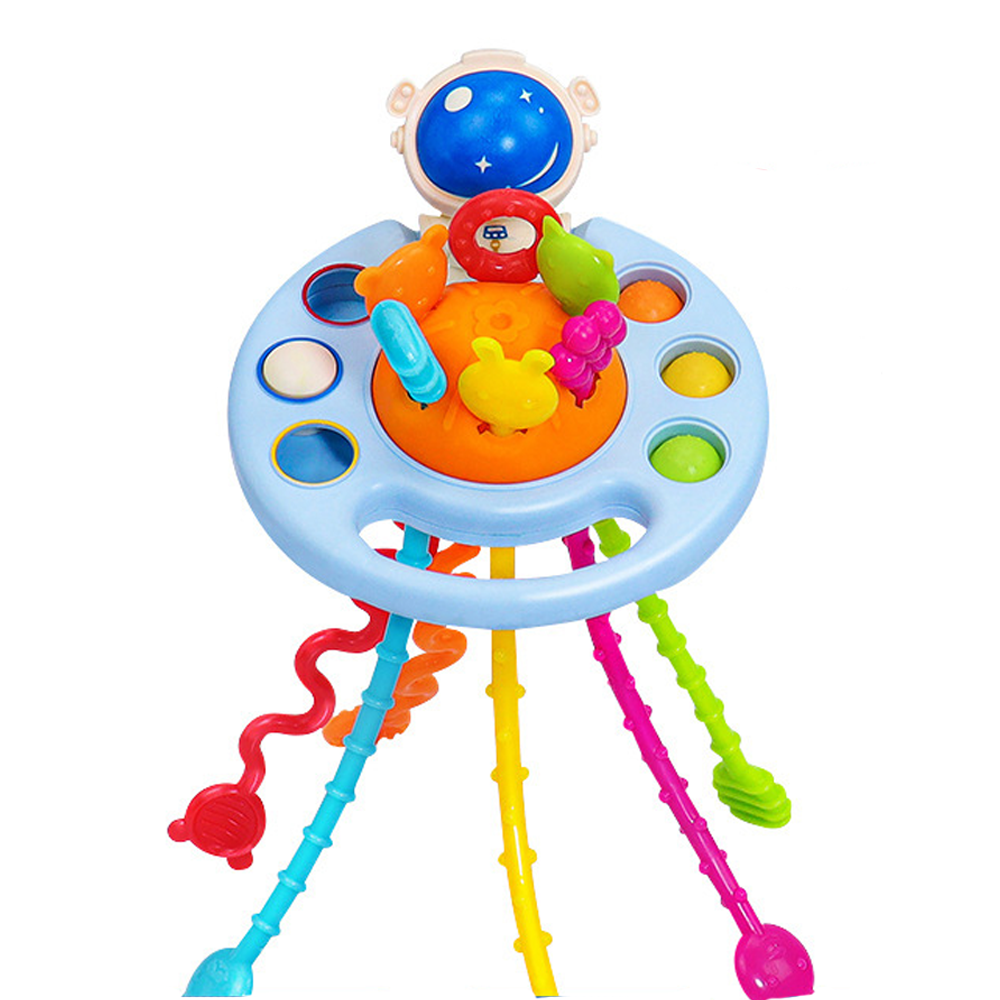 Baby Montessori Pull String Sensory Toy - Astronaut