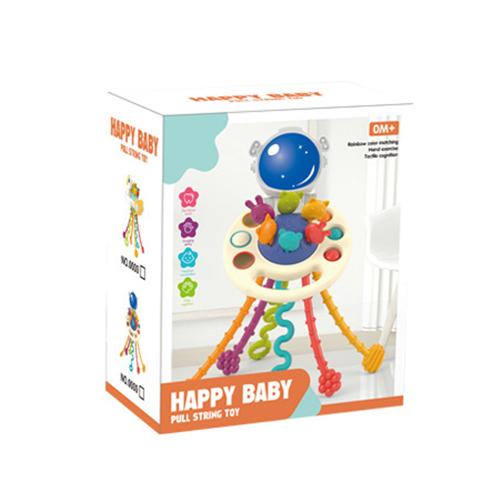 Baby Montessori Pull String Sensory Toy - Astronaut