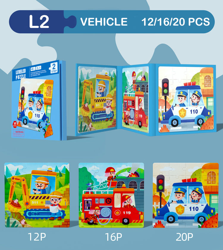Magnetic Levelled Jigsaw puzzle