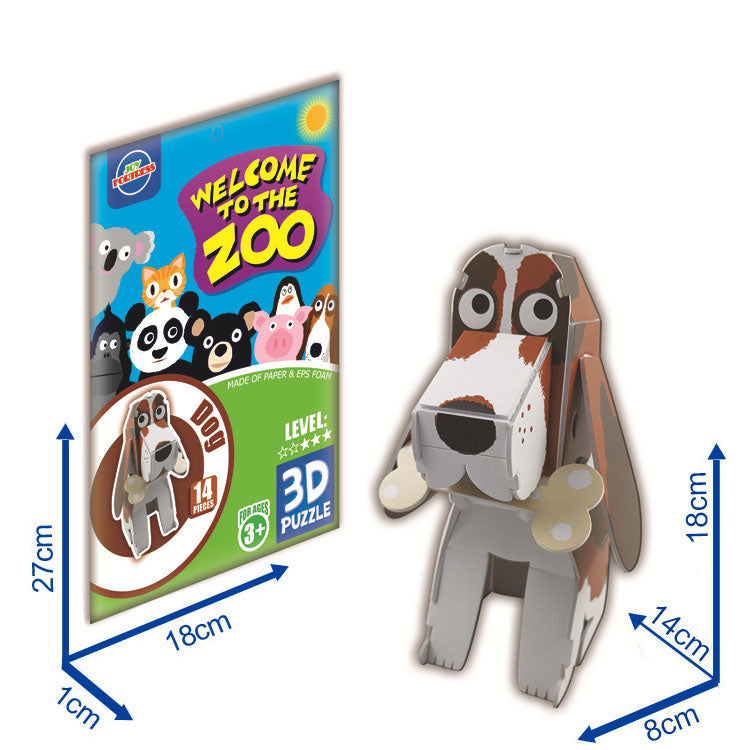 3D Animal Paper Puzzles