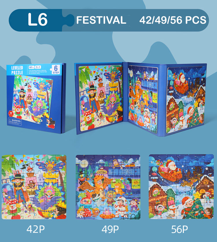 Magnetic Levelled Jigsaw puzzle