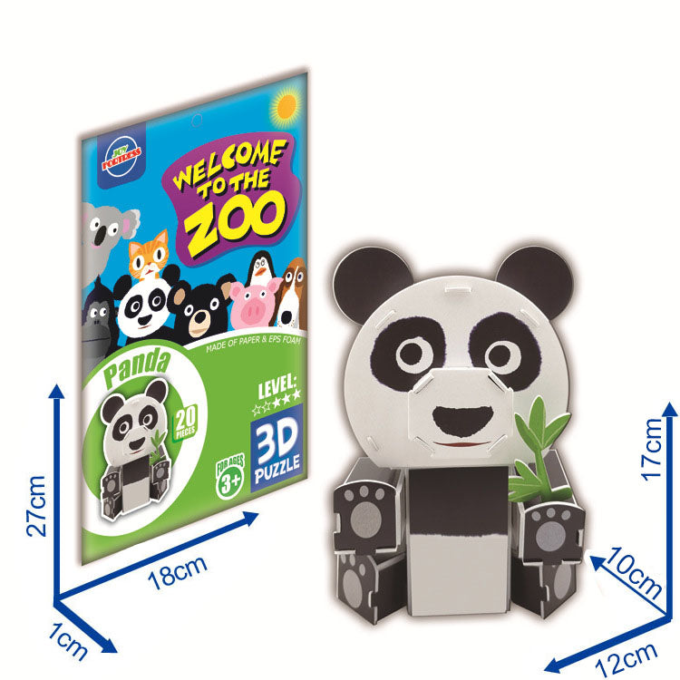 3D Animal Paper Puzzles