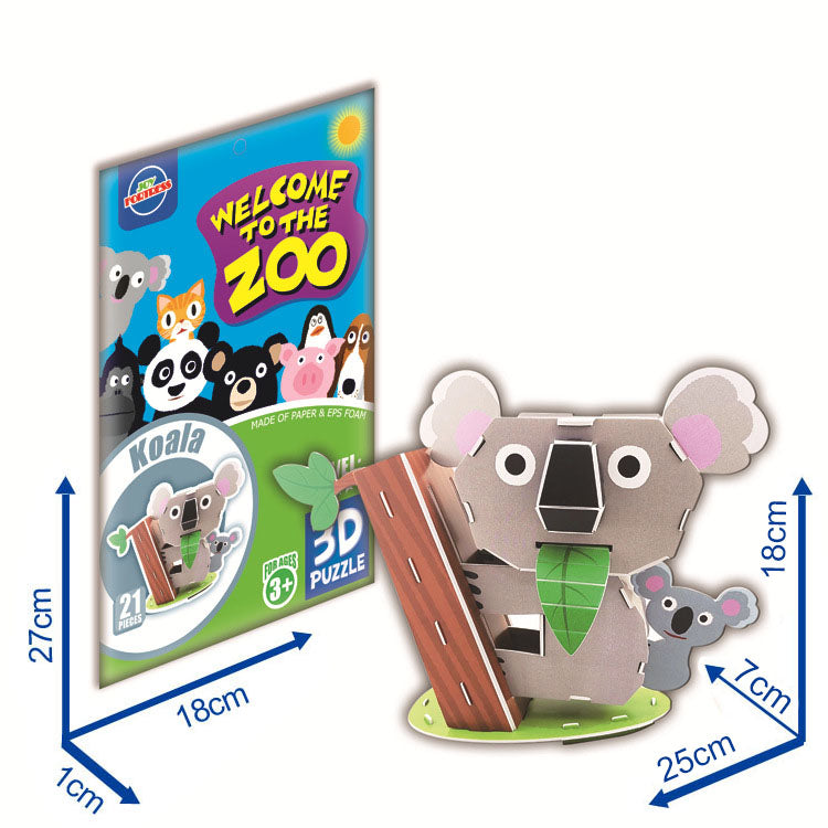 3D Animal Paper Puzzles