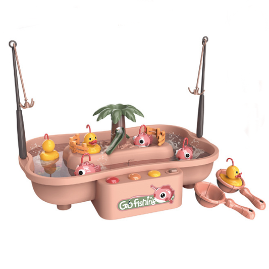 21 PCS Go Fishing Water Play-Pink