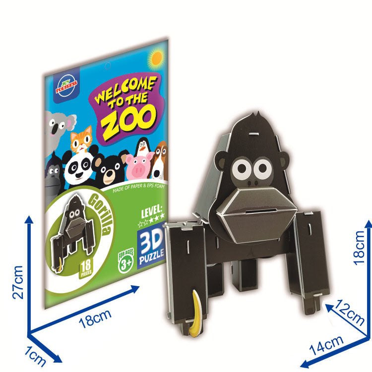 3D Animal Paper Puzzles