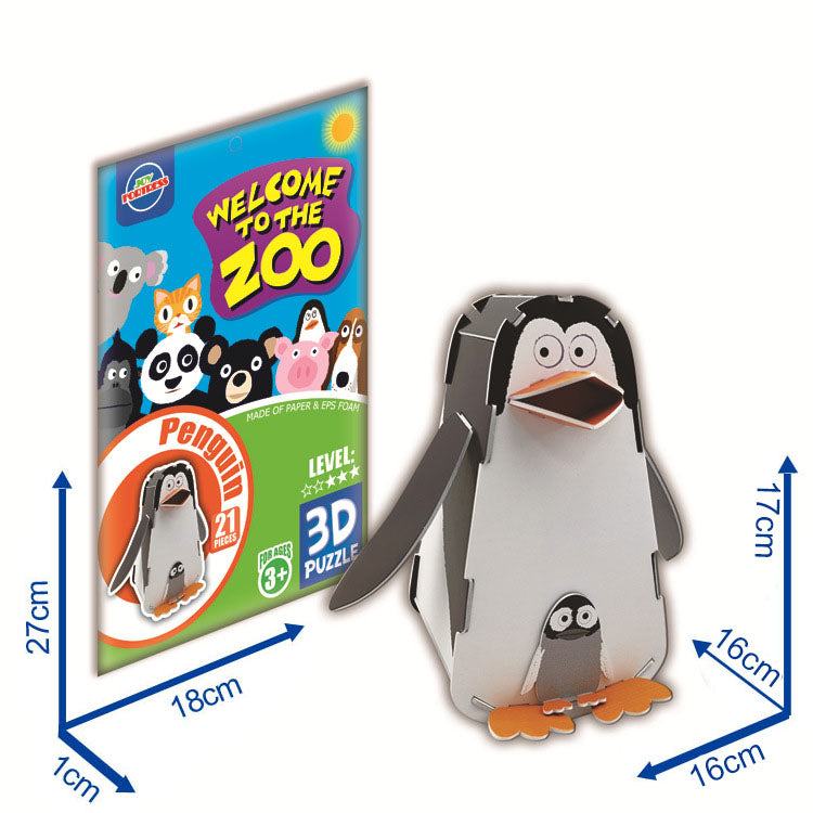3D Animal Paper Puzzles