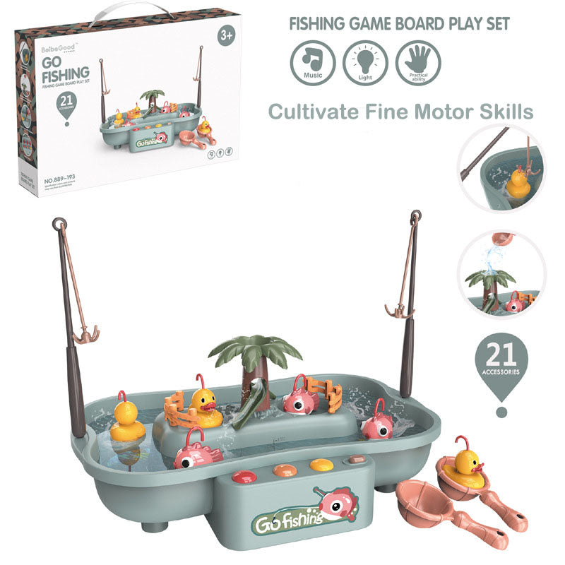 21 PCS Go Fishing Water Play-Green