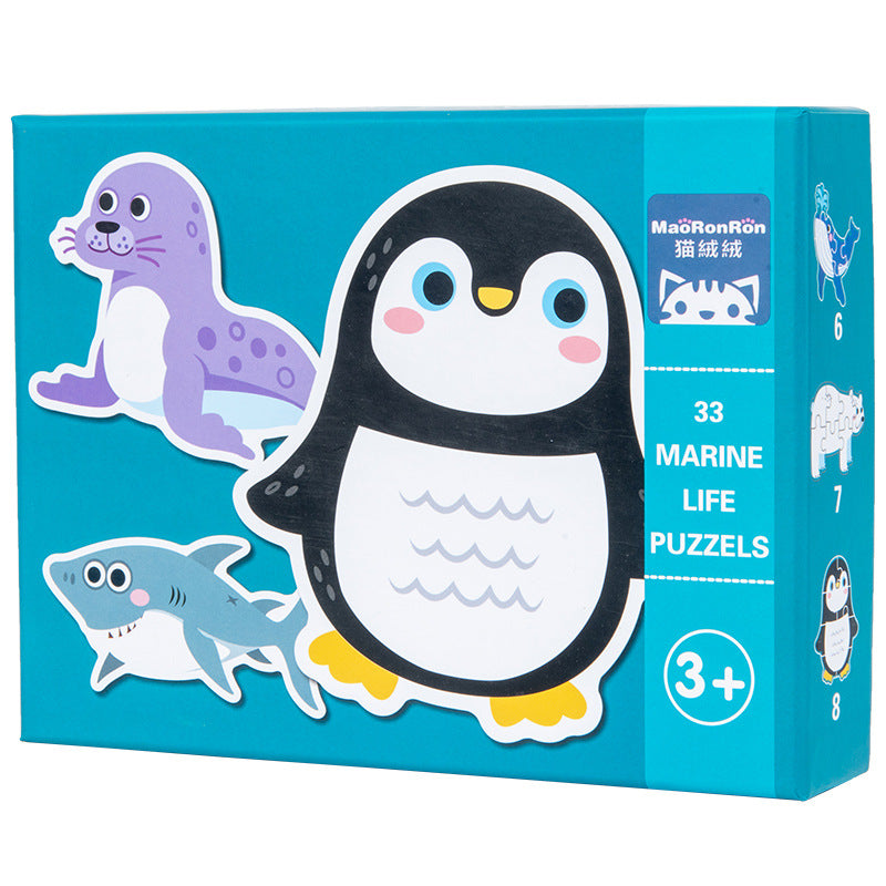 33 PCS Ladder Jigsaw Puzzles - Ocean
