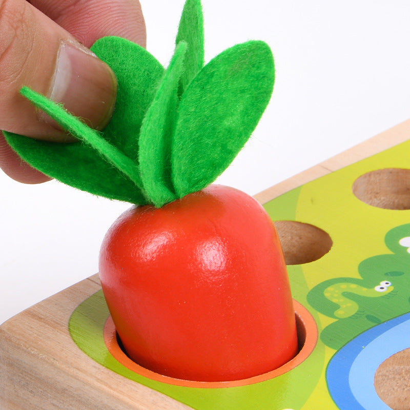 Wooden magnet fishing Set