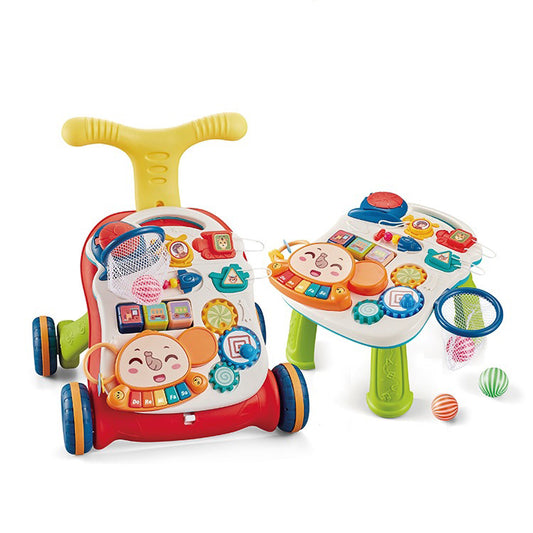 3 IN 1 Multi-functional Music Walker - Red