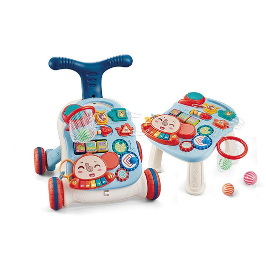 3 IN 1 Multi-functional Music Walker - Blue