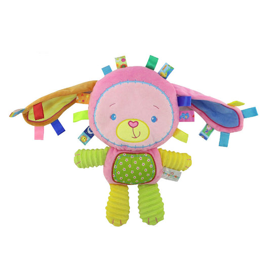 Stuffed Animal Soft Toy with Rattle - Rabbit