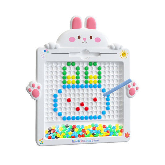 Large Size Magnetic Beads Drawing Board (Pink)