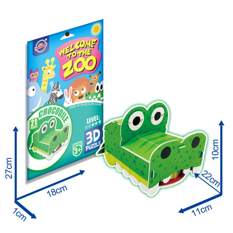 3D Animal Paper Puzzles