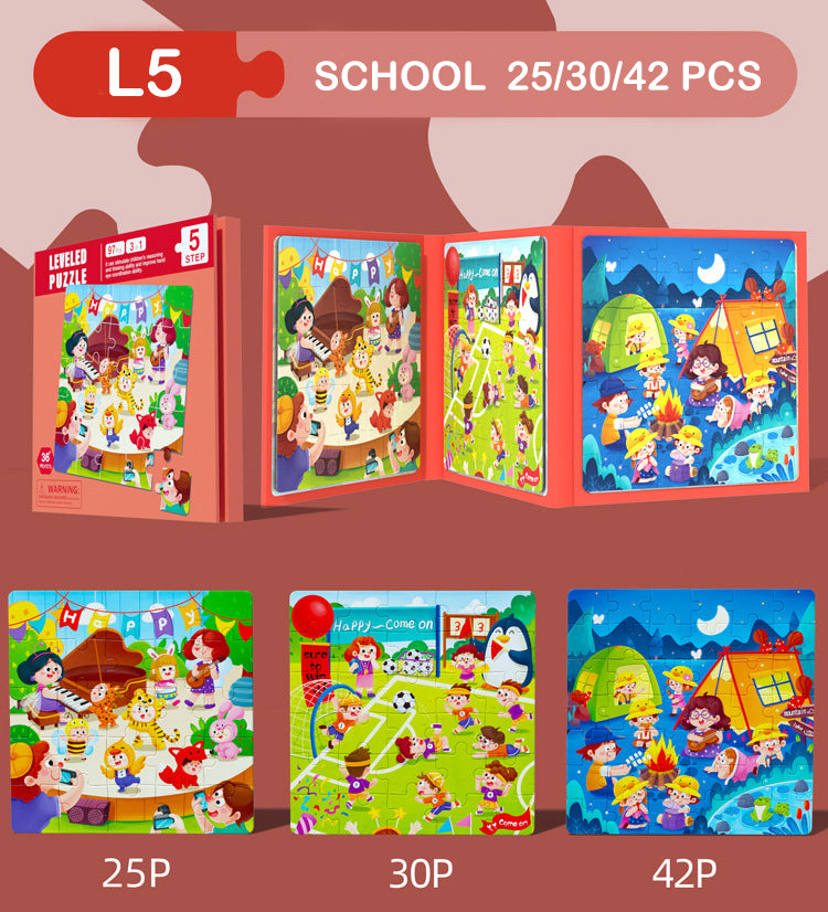 Magnetic Levelled Jigsaw puzzle