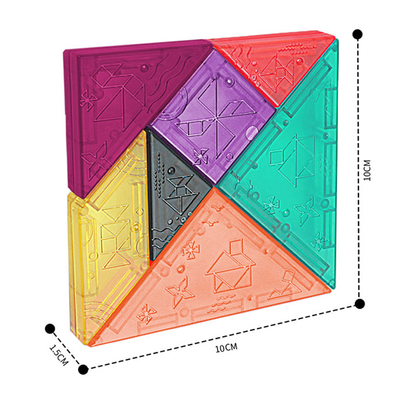 Magnetic 3D Tangram Puzzle