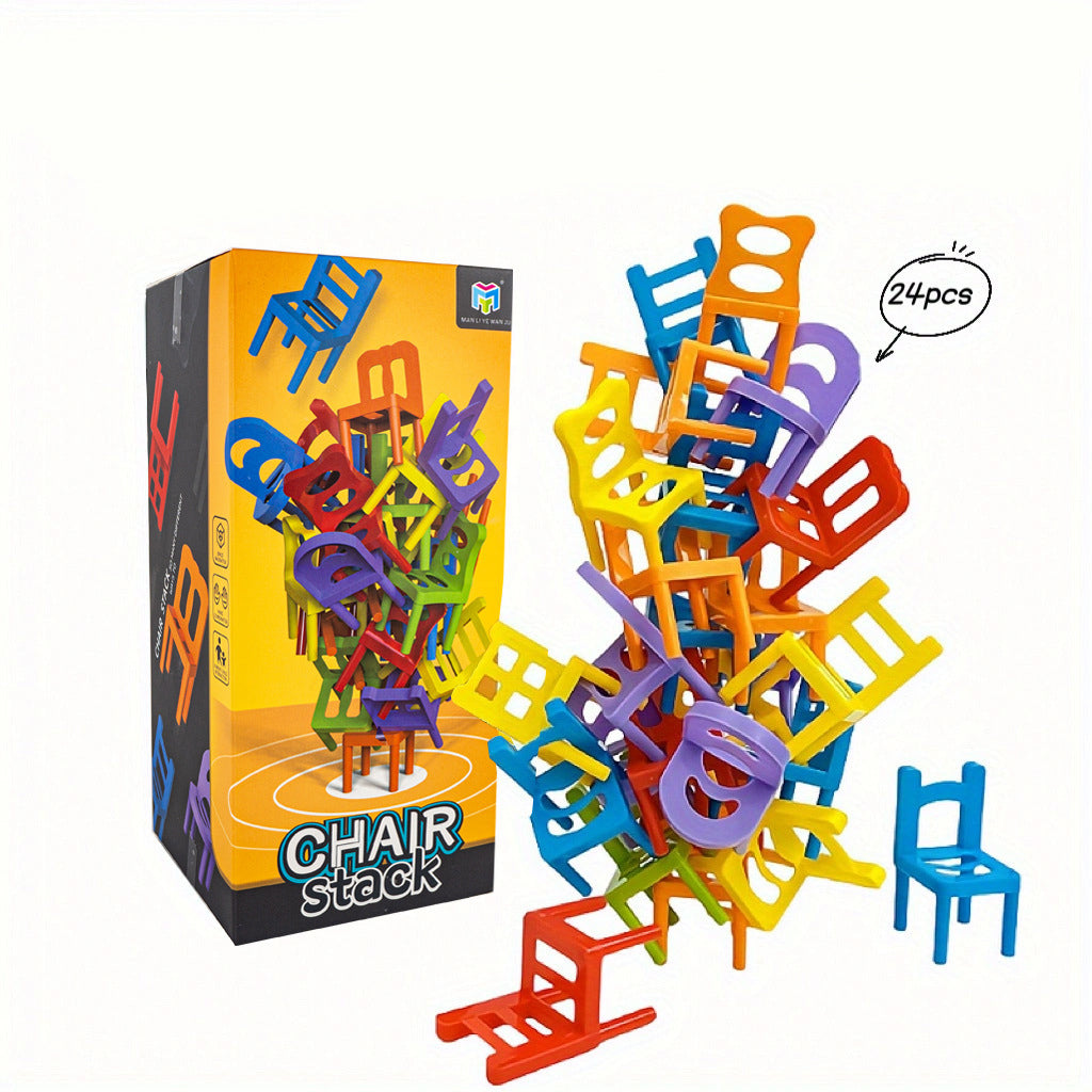 24pcs Chair Stacking Toy