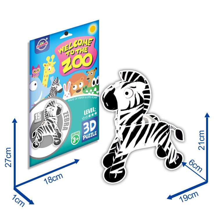 3D Animal Paper Puzzles
