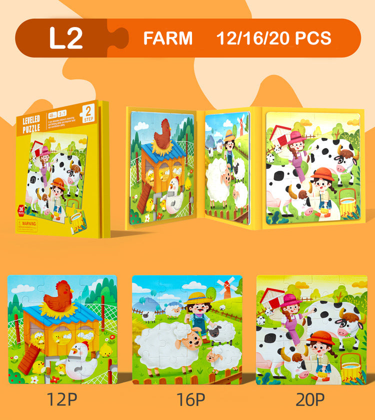Magnetic Levelled Jigsaw puzzle