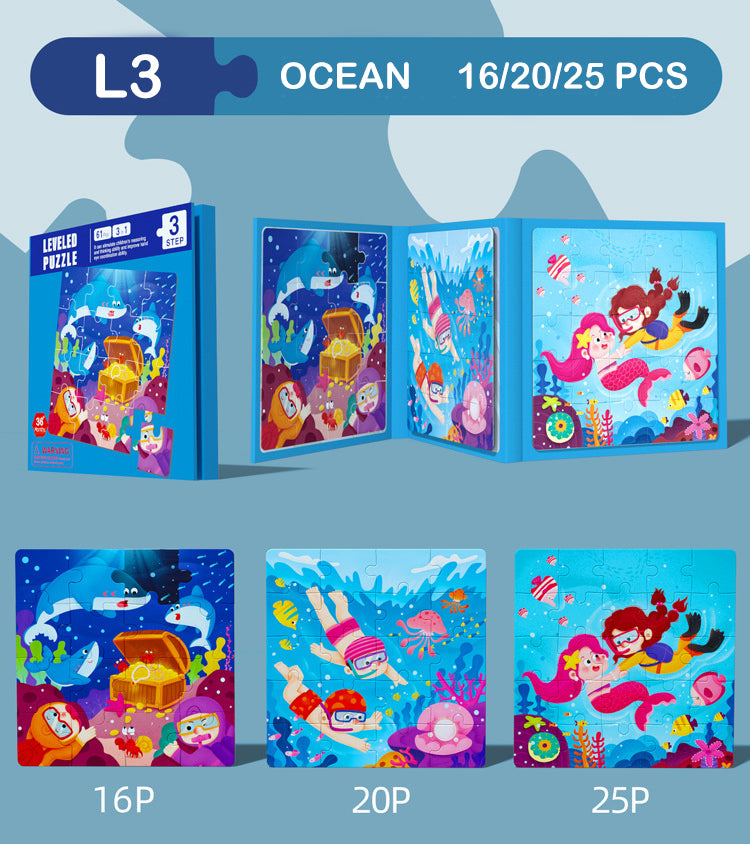 Magnetic Levelled Jigsaw puzzle