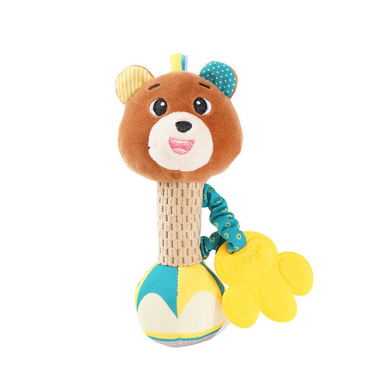 Soft Animal Hand Grip Shaker Toy - Bear