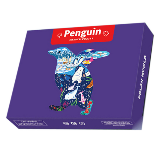 Animal-shaped ladder puzzle - Penguin 100 Pieces